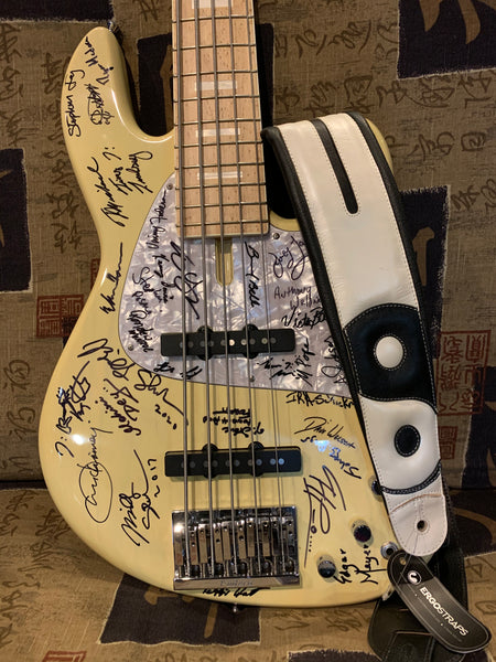 NYC Empire Bass by Fodera from Victor's Personal Collection- SIGNED BY OVER 30 ARTISTS!! ONE OF A KIND!