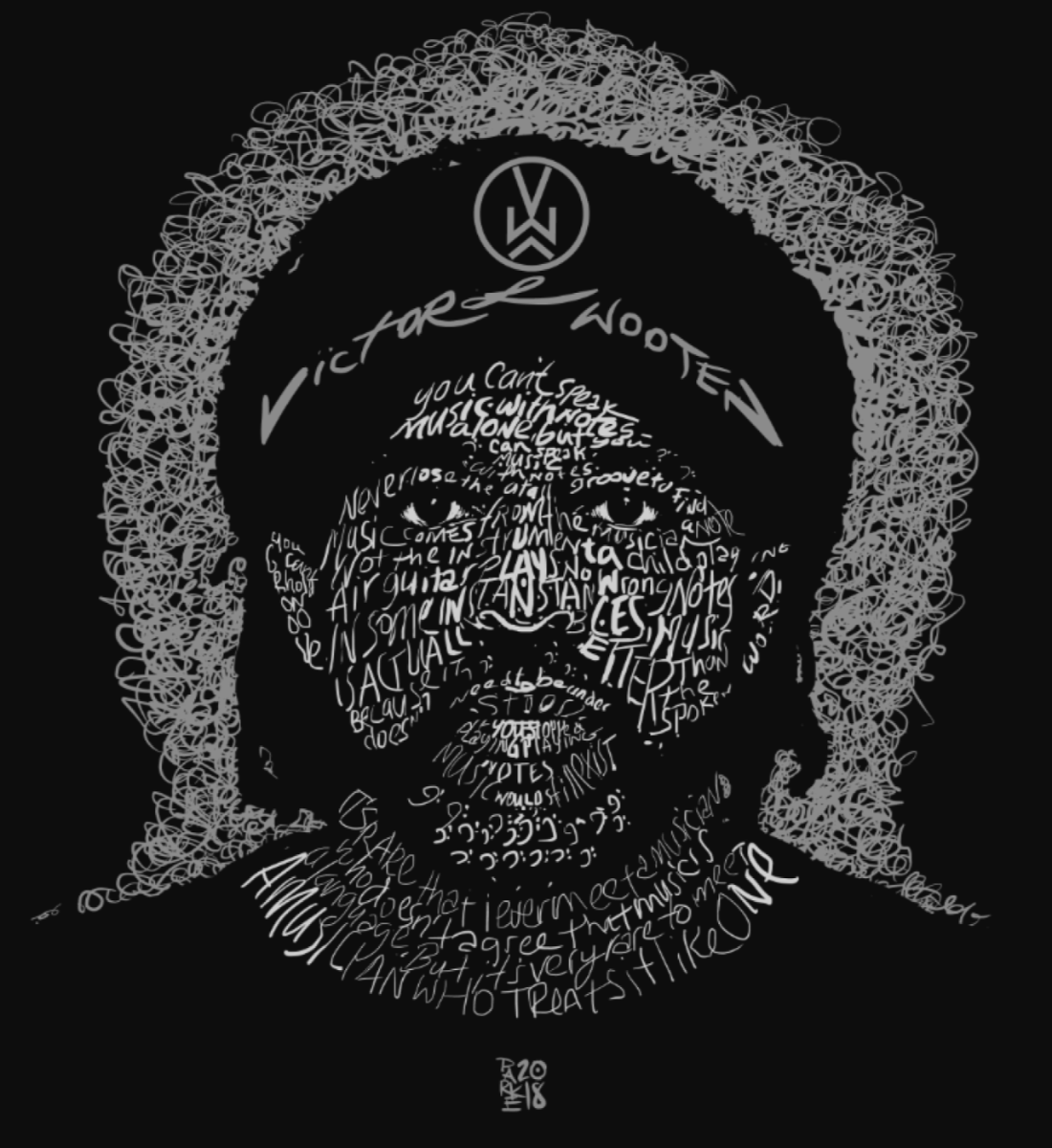Victor Wooten Lithograph Print – 2nd Edition – Reintroduced on