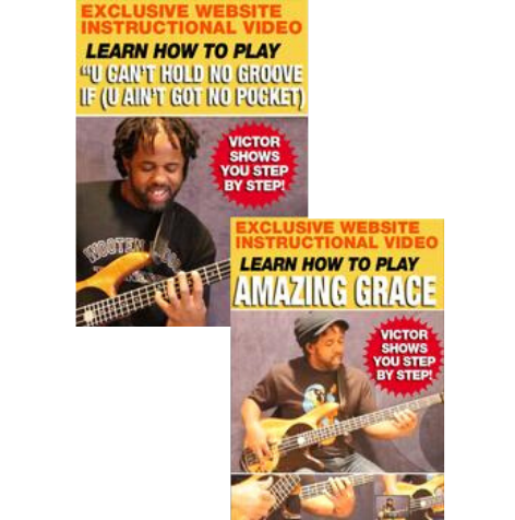 U Can't Hold No Groove... and Amazing Grace - Digital Lesson Bundle